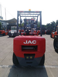 3 Gabelstapler-Aufzug-Höhe 3M - 6M Isuzu Maschinen-rote Farbe der Tonnen-JAC Diesel fournisseur