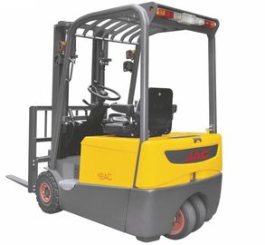 China Kleinere Drehentonne drei des radius-elektrisch betriebene Gabelstapler-1,8 drehen einen hinteren treibenden Whee Wechselstrom 1800Kg usine