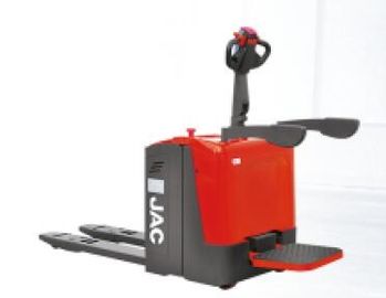 China Elektrisch betriebene Reitpalette Jack 2,5 Tonnen-Stand auf Art Innengabelstapler usine